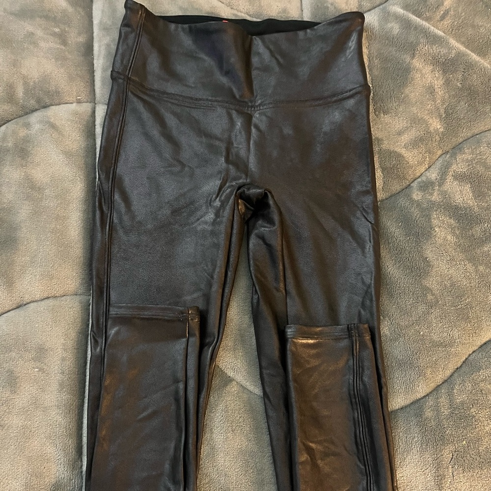 Women’s Spanx Faux Leather Leggings. Brand New!